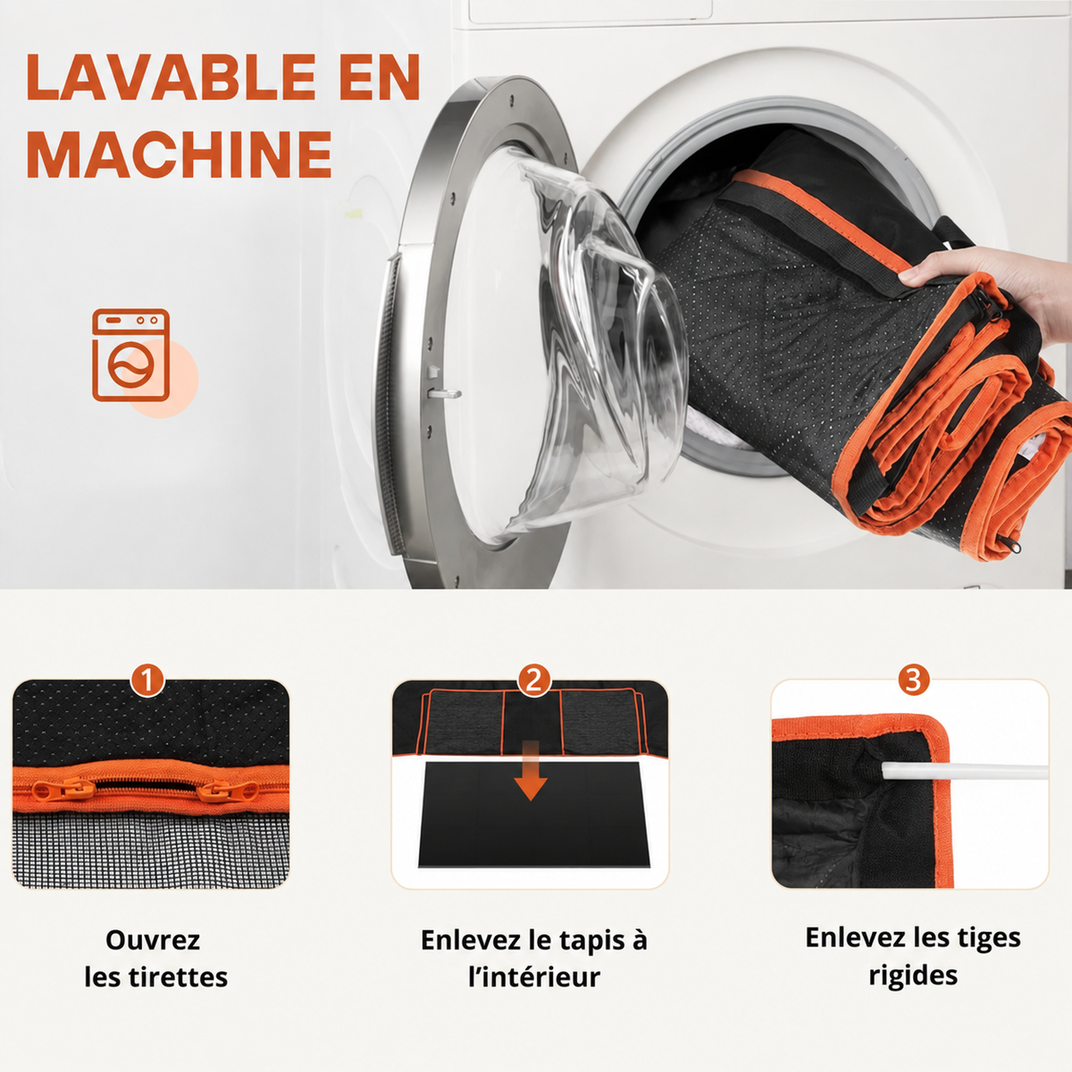 Housse Woufy Drive Pro™ -  Protection intégrale rigide de banquette pour chien