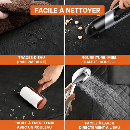 Housse Woufy Drive Pro™ -  Protection intégrale rigide de banquette pour chien