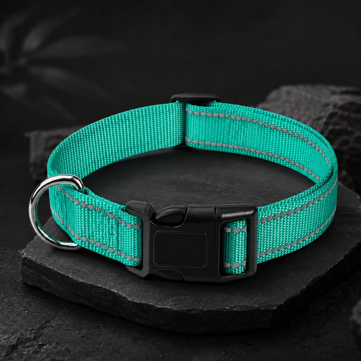 Collier réfléchissant réglable pour chien