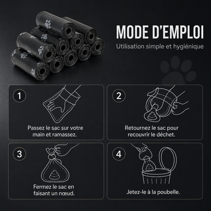 Sacs à déjections résistants